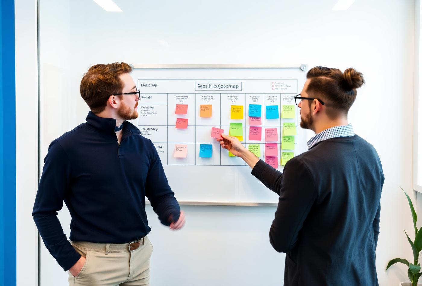 Technogate consultants mapping a delivery roadmap
